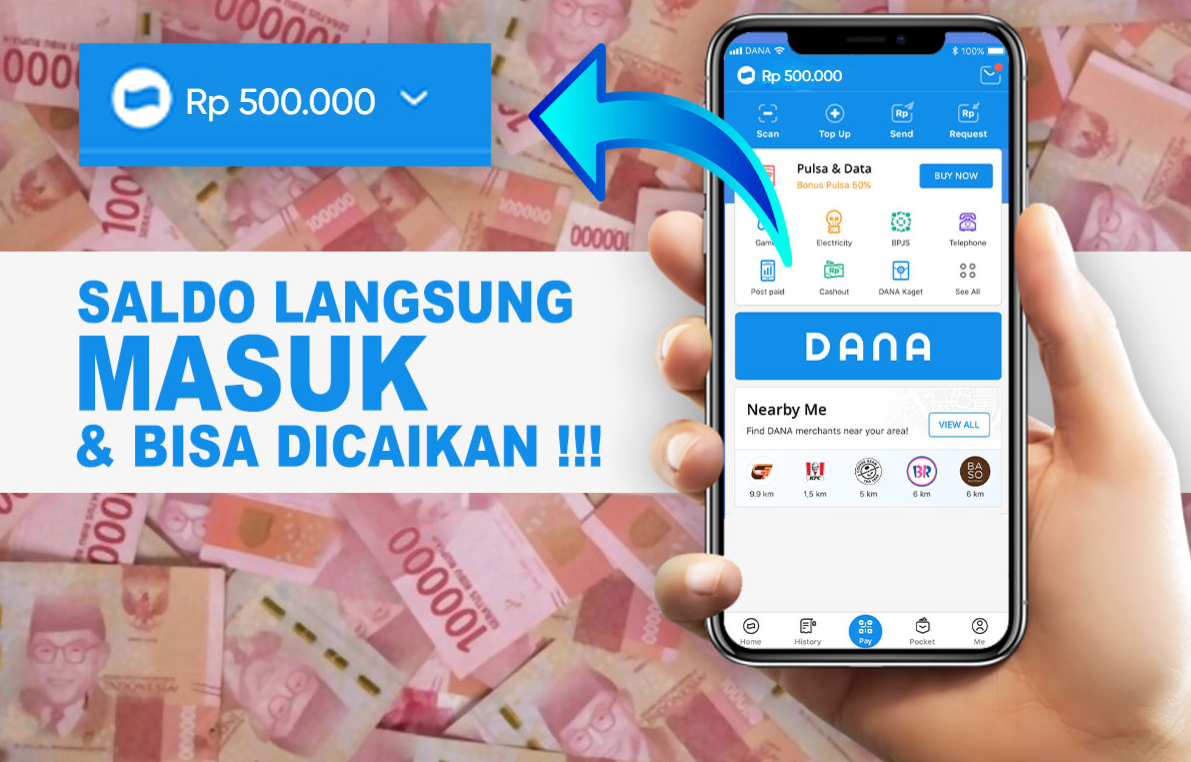 Dapatkan Saldo DANA Gratis